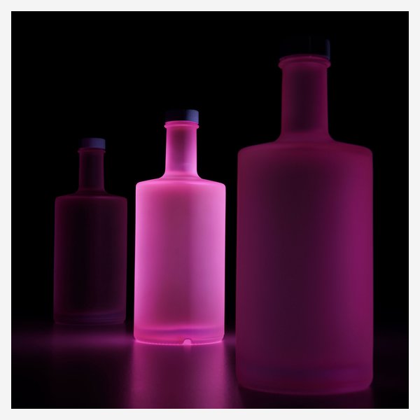 Viva Flasche 500ml, neon-pink beschichtet, GPI28